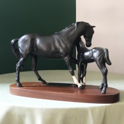 Beswick Horse, Black Beauty & Foal