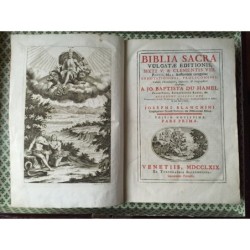 Biblia Sacra 1769 due Tomi
